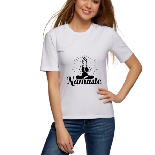 CAMISA MEDITAÇÃO NAMASTE - ESTILO E TRANQUILIDADE EM CADA DETALHE - Image 2