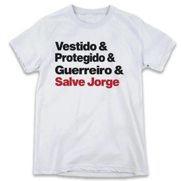 CAMISA VESTIDO & PROTEGIDO & GUERREIRO & SALVE JORGE - FÉ E FORÇA EM CADA PASSO - Image 2